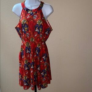 Disney Hot Topic Stained Glass Hunchback of Notre Dame Goddess Dress Women’s M